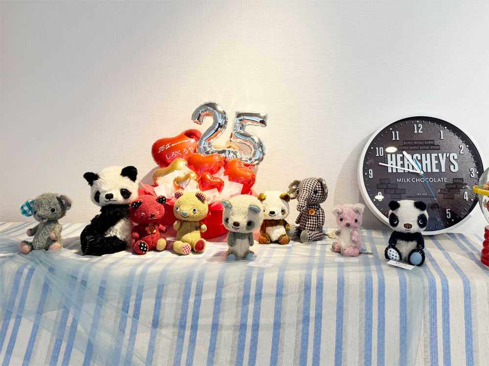 しろくろや 犬 ぬいぐるみ テディベア作家 ハンドメイド しろくろや – 2026 / 25th anniversary